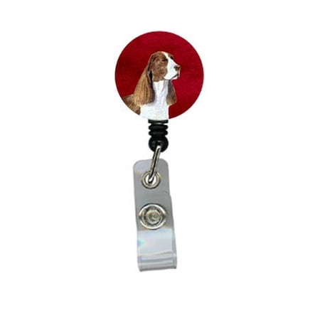 Teacher&Aposs Aid Springer Spaniel Retractable Badge Reel or ID Holder with Clip TE2902025